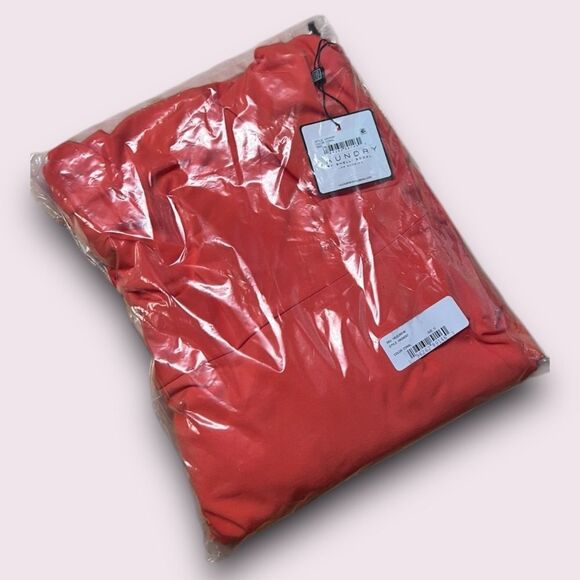 New Laundry by Shelli Segal Coral Asymmetric Cowl Neck Dress 12/L - Picture 5 of 5